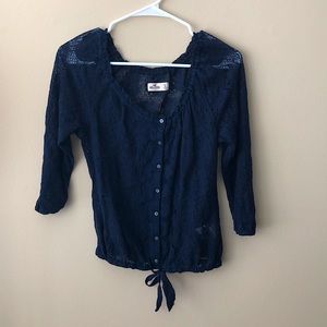 🎉5 for $25🎉 Hollister lacy top
